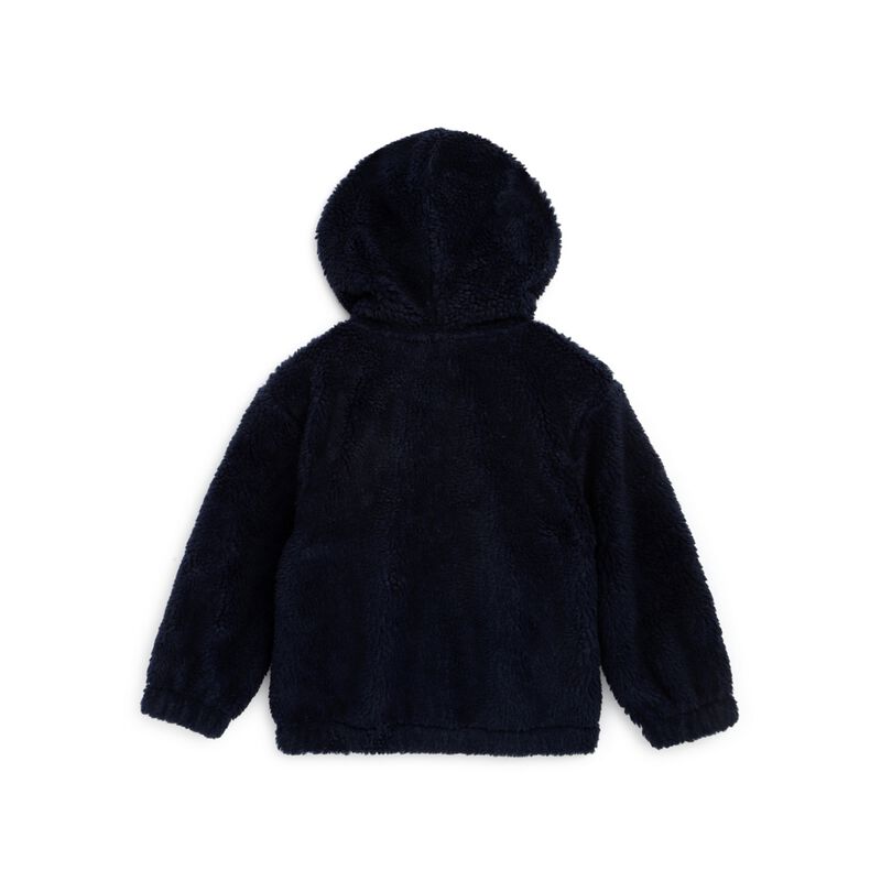 Boys Dark Blue Solid Cardigan image number 1